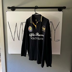 Vintage Alfa Romeo Long Sleeve Polo